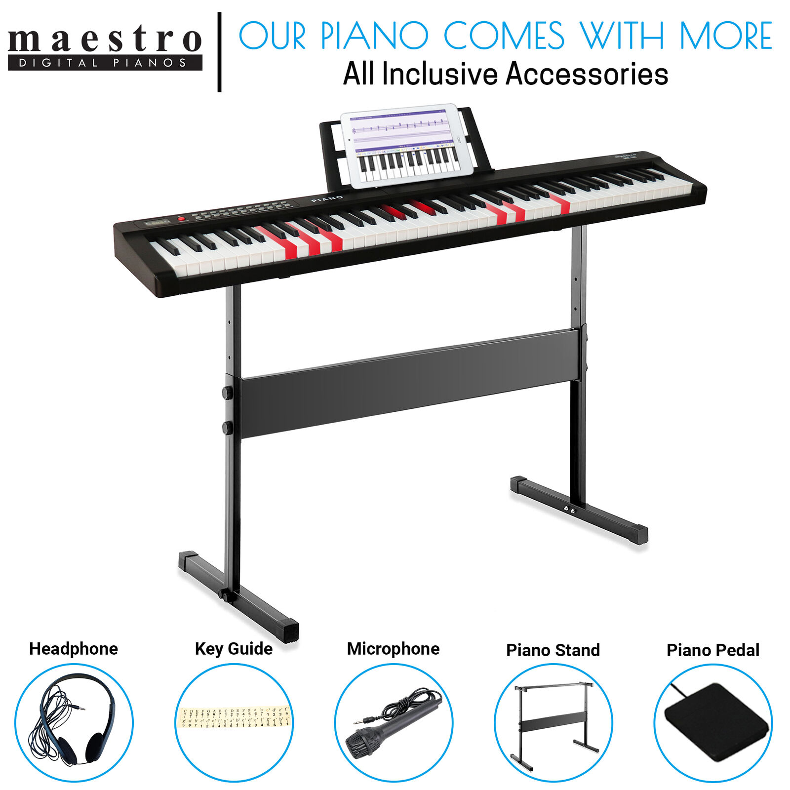 Digital pianos on sale with bluetooth