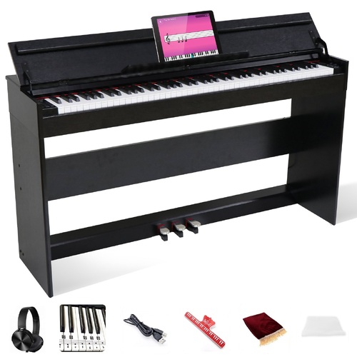 Maestro Mdp550 88-Key Hammer Action Digital Piano (Matte Black) W/ Folding Lid & Bluetooth (Bench Not Included)