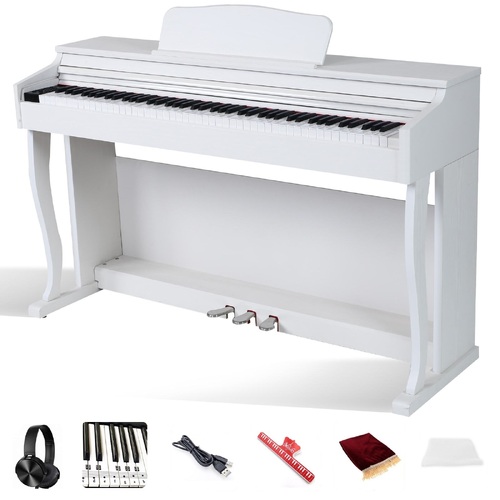 Maestro MDP600WH 88-Key Weighted Hammer Action Digital Piano w/ Sliding Lid & Bluetooth (WHITE) - Bench Sold Separately