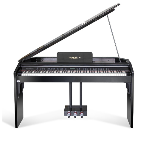 Maestro MGPX500PB Mini Digital Grand Piano (Polished Black Ebony)